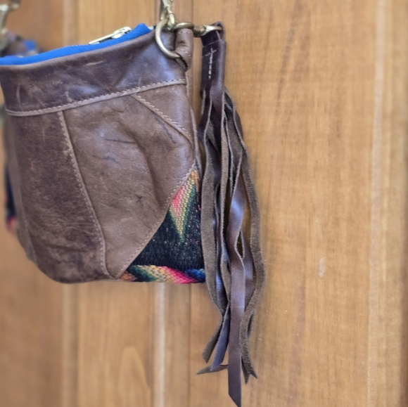 Rebychandbags Leather and Textule shoulder bag - Picture 3 of 8